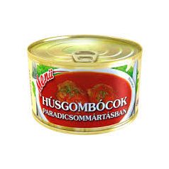 Menü Készételek 400g Húsgombóc paradicsommártásban