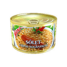 Menü Készételek 400g sólet csípős kolbásszal