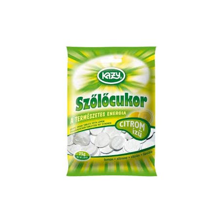 Kazy Szőlőcukor 75g Citrom