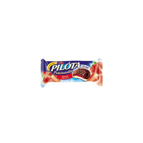 Pilóta piskótatallér 147g/Eper