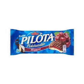 Pilóta piskótatallér 147g/Meggy