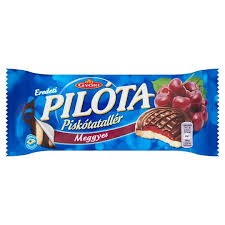 Pilóta piskótatallér 147g/Meggy