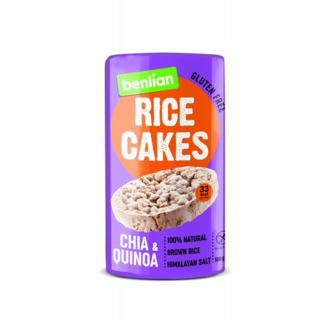 Puffasztott rizs Chia&Quinoa 100g