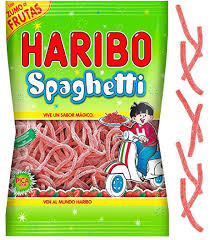 Haribo 80-100g Spaghetti Eper
