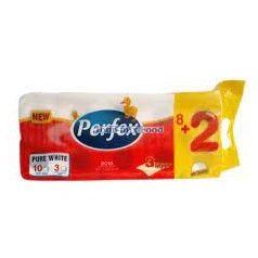 Perfex 8+2 eü papír 3R 120lap parfüm/barack