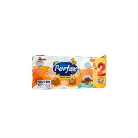 Perfex 8+2 eü papír 3R 120lap parfüm/kamilla