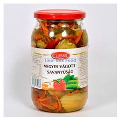 Classic vegyes, vágott savanyúság 820g