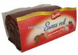 Swiss roll 115g/Eper krémmel