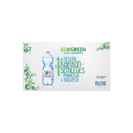 Mizse Ecogreen ásványvíz 1L/Mentes