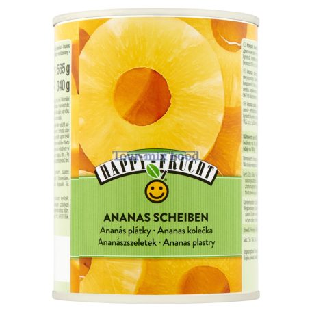 HappyFrucht Ananászszeletek 565g