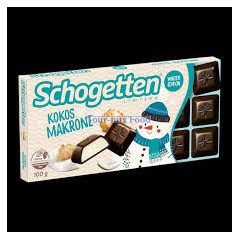 Schogetten 100g/Ét-kókusz-macaro