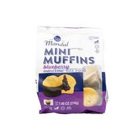 Mandul Mini Muffins 210g/Áfonya