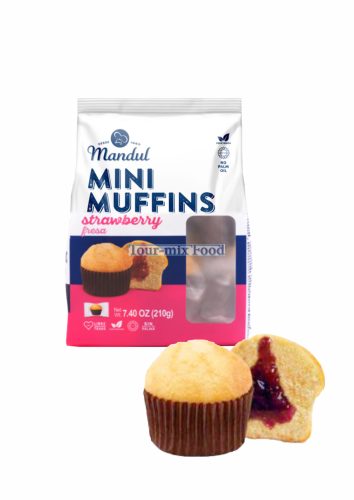 Mandul Mini Muffins 200g/Eper