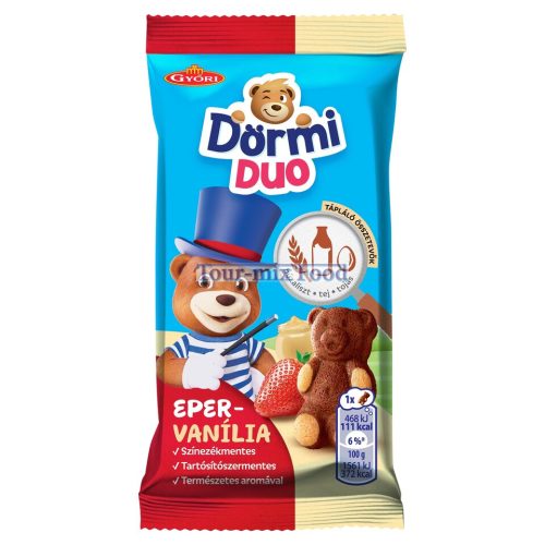 Dörmi DUO kismackó 30g/Eper-vaní