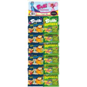   Trolli Fűzéres gum.cukor 100g(5) "Savanyú kukac-Dinorex"