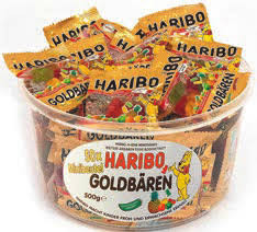 Haribo 50-es kördoboz Goldb.